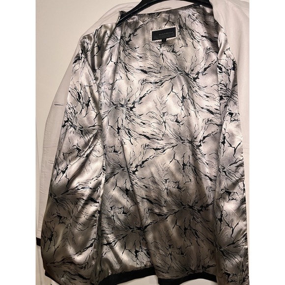 Bigardini Italian Collection Lambskin Leather Black And White Jacket Women Soft - Picture 6 of 9